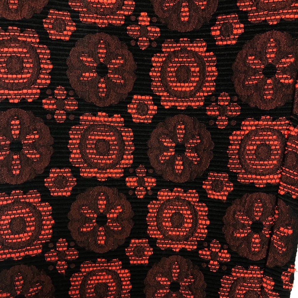 Boden geometric burnt orange/red pants. - Picture 3 of 6